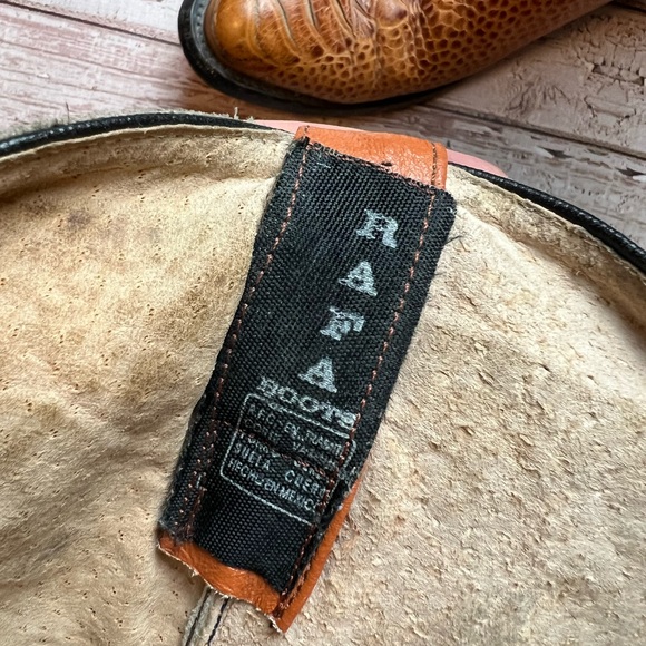 Rafa Mexican Vaquero Boots 8 8.5 - Picture 9 of 14